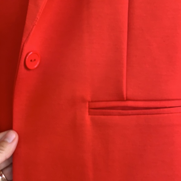 NWT ICHI Red blazer Size S - Picture 4 of 8